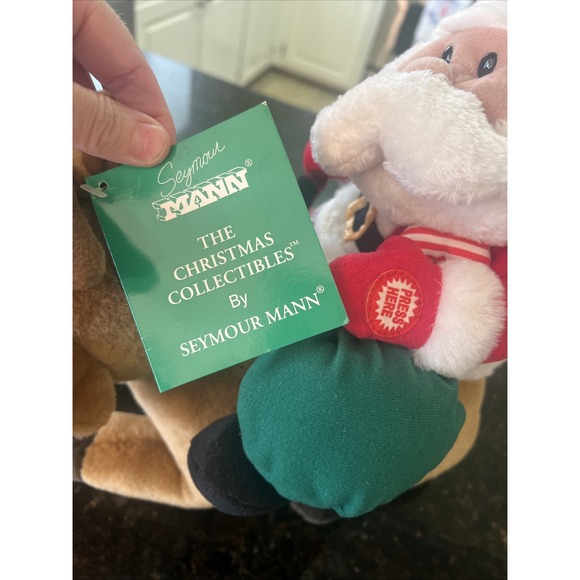 Seymour Mann Animated‎ Talking Singing Reindeer Santa Christmas Collectibles NWT - Picture 2 of 9